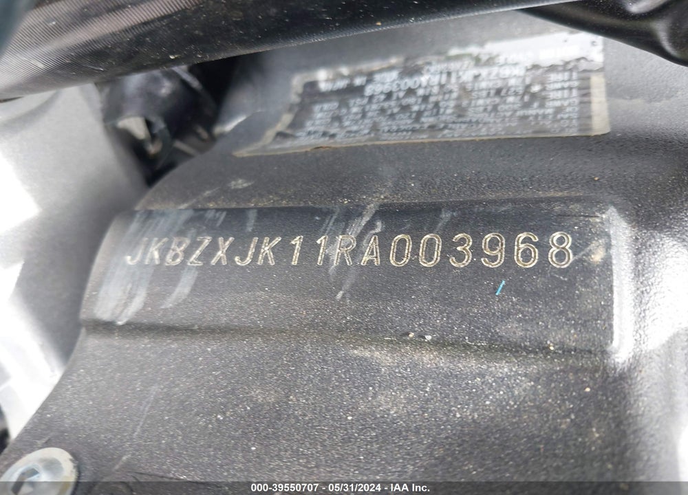 2024 KAWASAKI ZX636 K VIN: JKBZXJK11RA003968