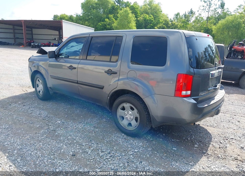 2012 HONDA PILOT LX VIN: 5FNYF3H25CB005323