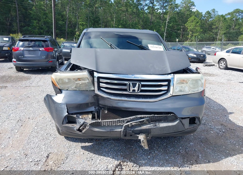 2012 HONDA PILOT LX VIN: 5FNYF3H25CB005323