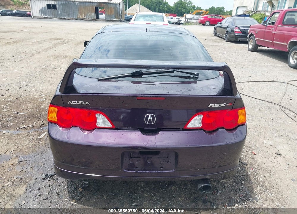 2002 ACURA RSX TYPE-S VIN: JH4DC53022C002575