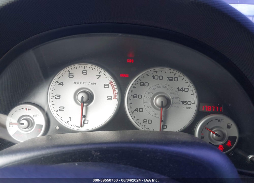 2002 ACURA RSX TYPE-S VIN: JH4DC53022C002575