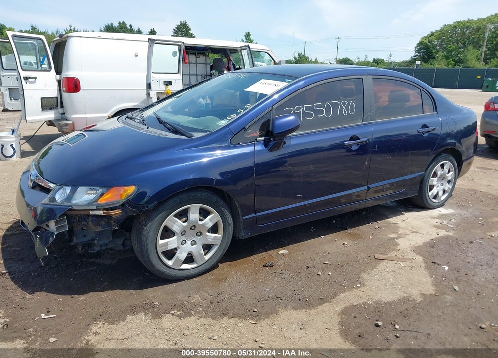 2008 HONDA CIVIC LX VIN: 1HGFA16528L048787
