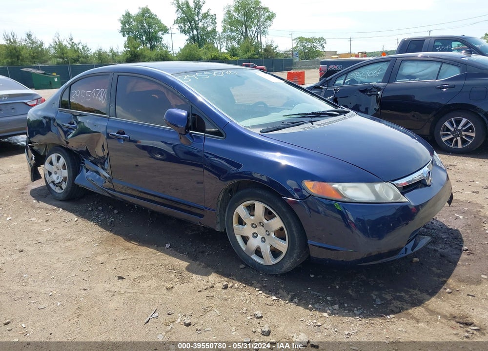 2008 HONDA CIVIC LX VIN: 1HGFA16528L048787