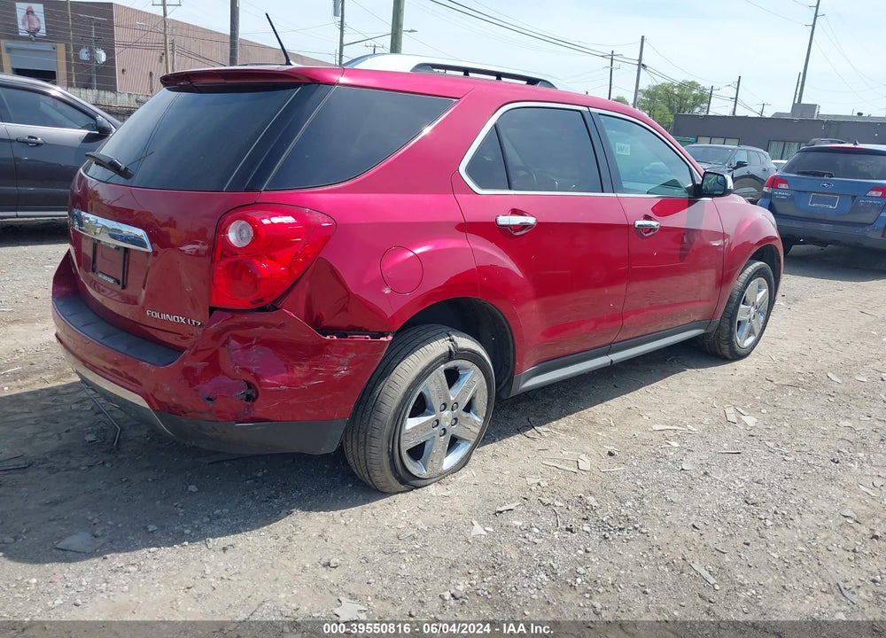 2014 CHEVROLET EQUINOX LTZ VIN: 2GNFLHEK4E6177229