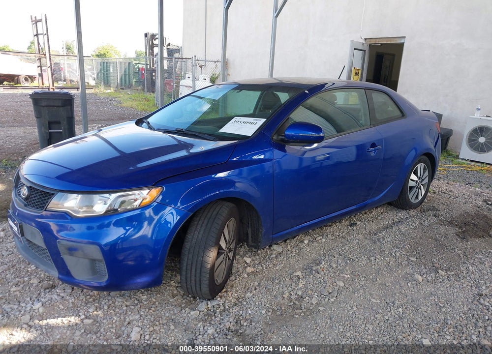 2013 KIA FORTE KOUP EX VIN: KNAFU6A22D5667787