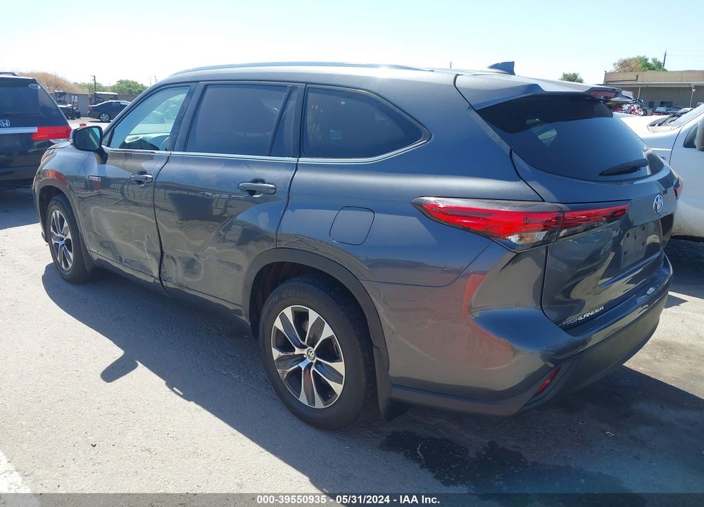 2021 TOYOTA HIGHLANDER HYBRID XLE VIN: 5TDHBRCH5MS515176