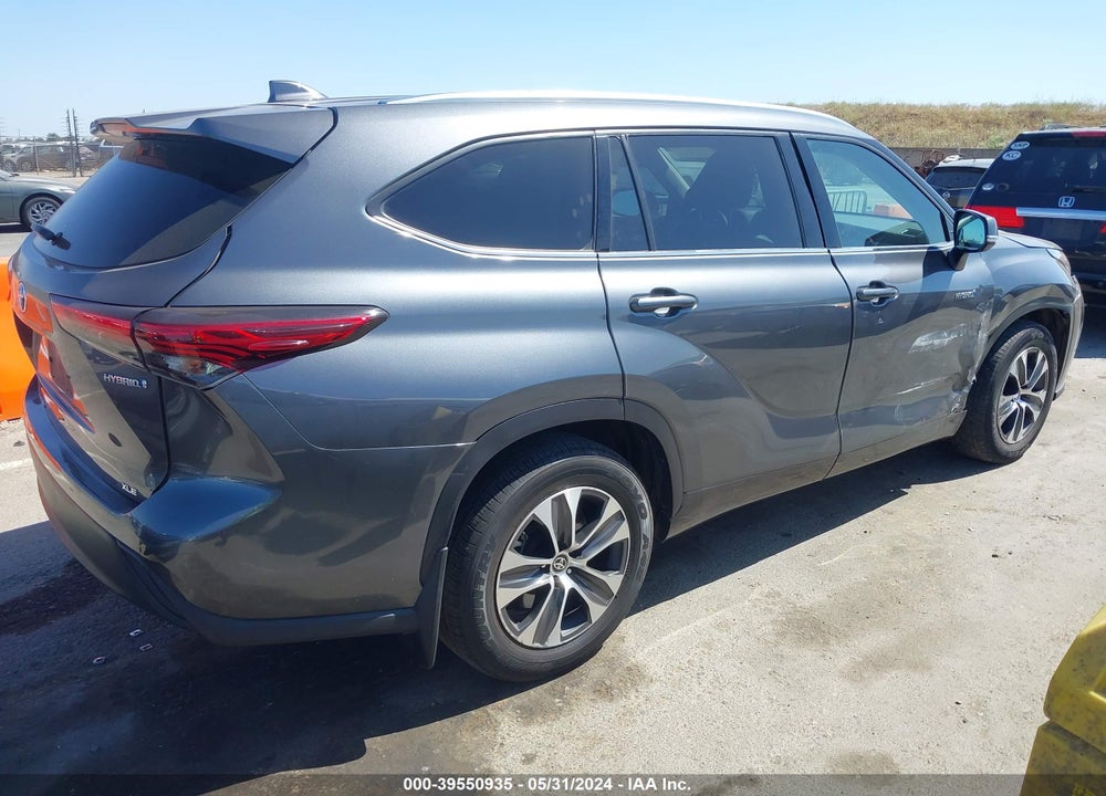 2021 TOYOTA HIGHLANDER HYBRID XLE VIN: 5TDHBRCH5MS515176
