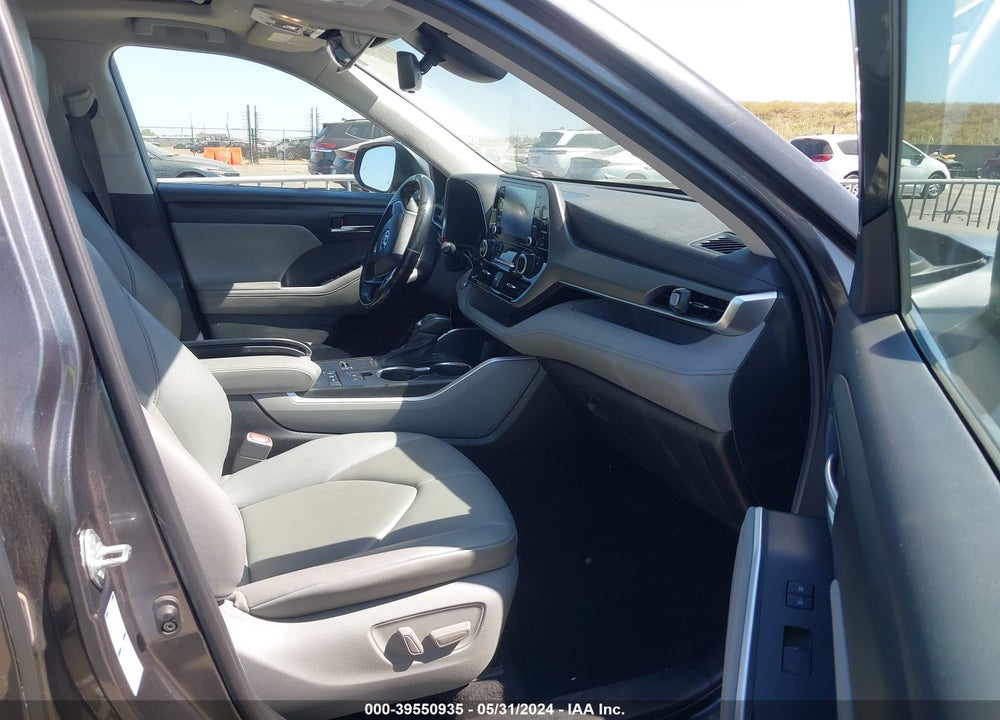 2021 TOYOTA HIGHLANDER HYBRID XLE VIN: 5TDHBRCH5MS515176