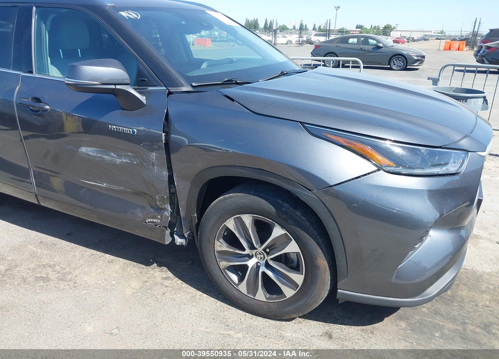 2021 TOYOTA HIGHLANDER HYBRID XLE VIN: 5TDHBRCH5MS515176