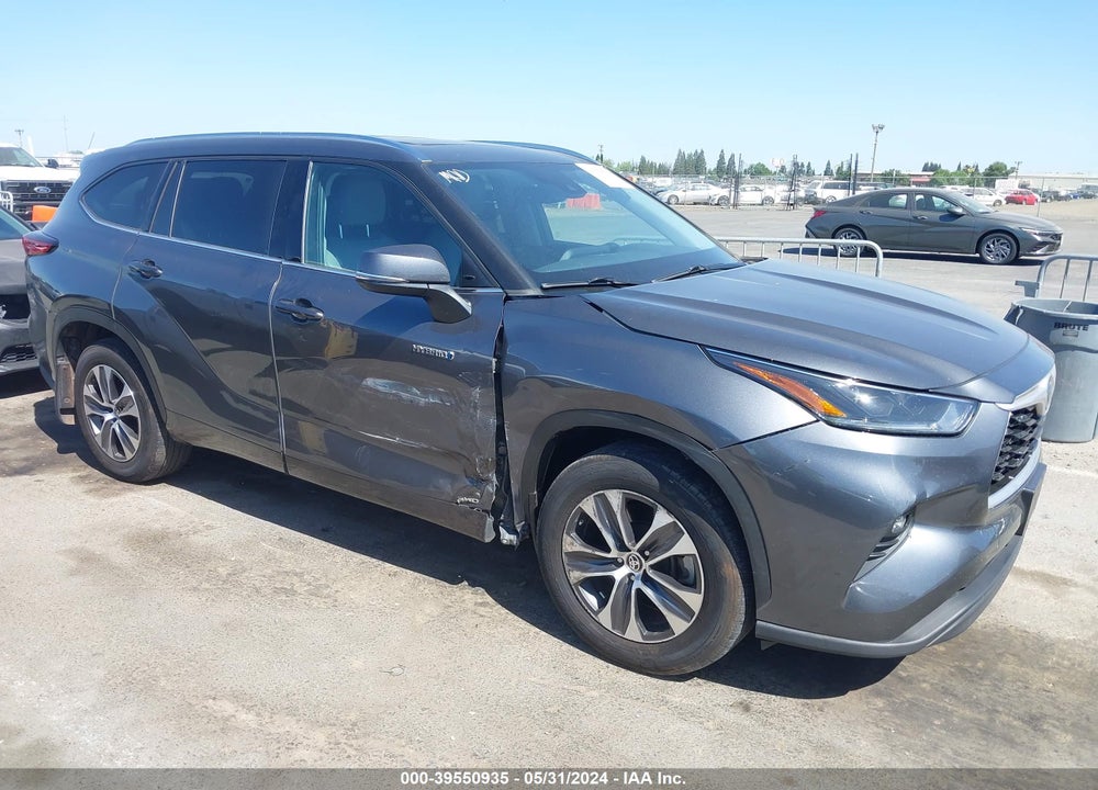 2021 TOYOTA HIGHLANDER HYBRID XLE VIN: 5TDHBRCH5MS515176