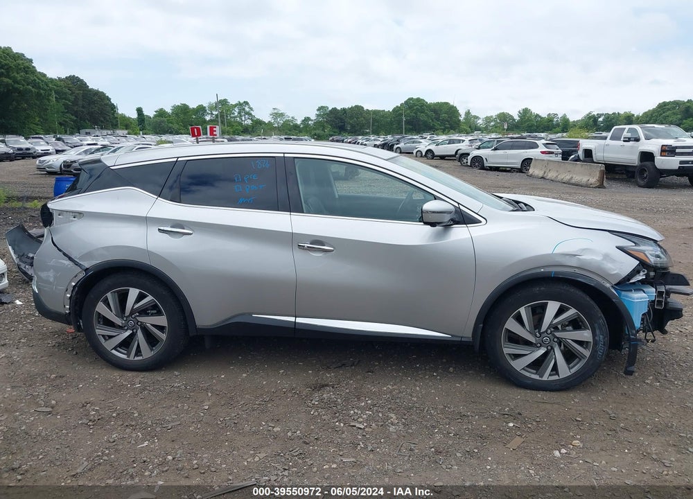 2021 NISSAN MURANO SL INTELLIGENT AWD VIN: 5N1AZ2CS3MC108048