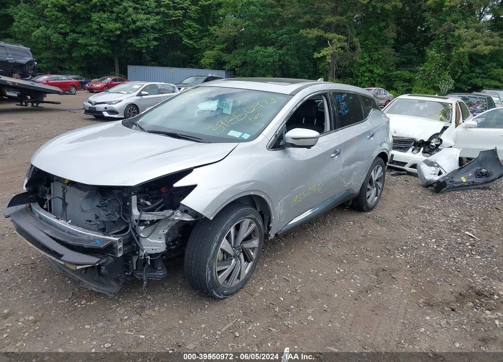 2021 NISSAN MURANO SL INTELLIGENT AWD VIN: 5N1AZ2CS3MC108048