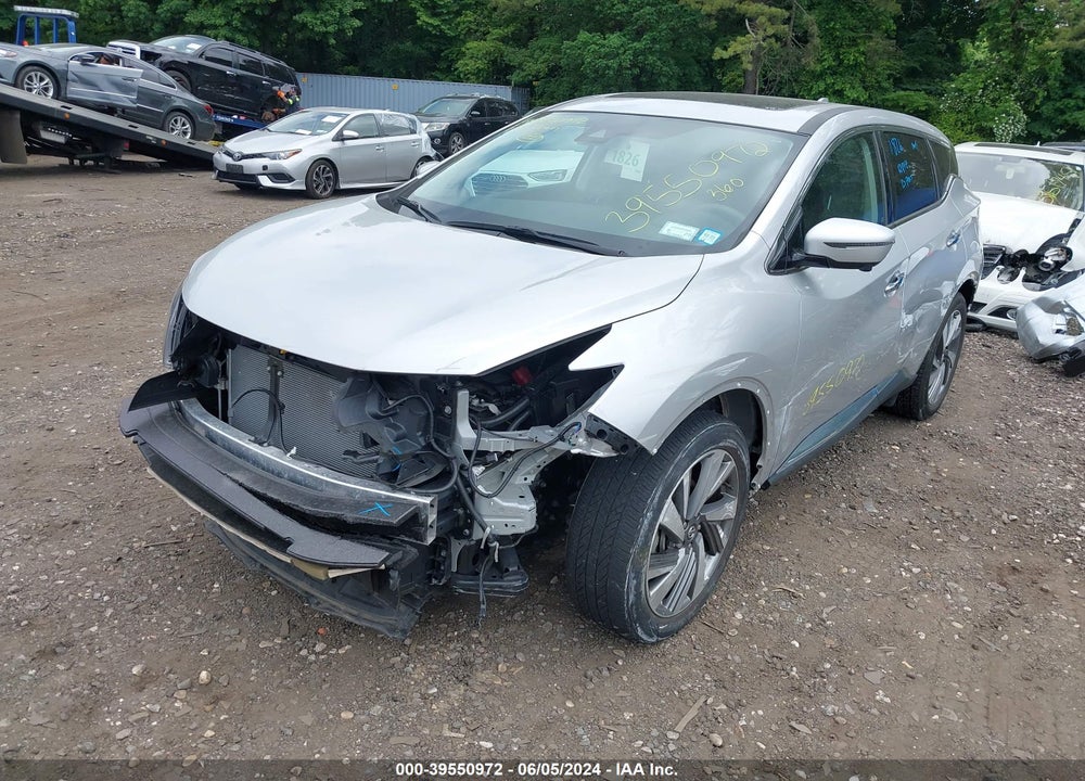 2021 NISSAN MURANO SL INTELLIGENT AWD VIN: 5N1AZ2CS3MC108048
