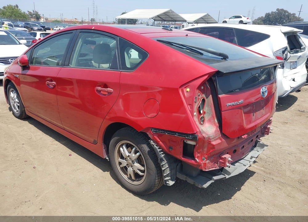 2010 TOYOTA PRIUS III VIN: JTDKN3DU5A0131743