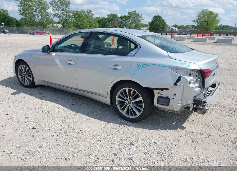 2018 INFINITI Q50 3.0T LUXE VIN: JN1EV7AR5JM610888