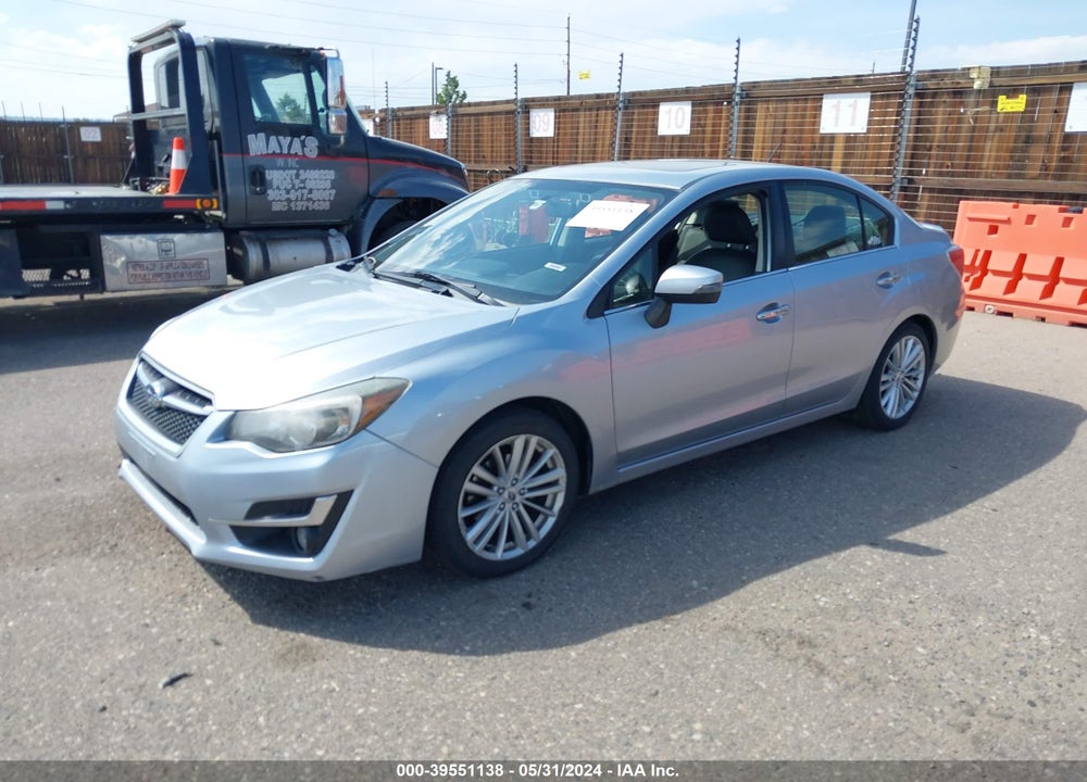 2015 SUBARU IMPREZA 2.0I LIMITED VIN: JF1GJAS66FH012222