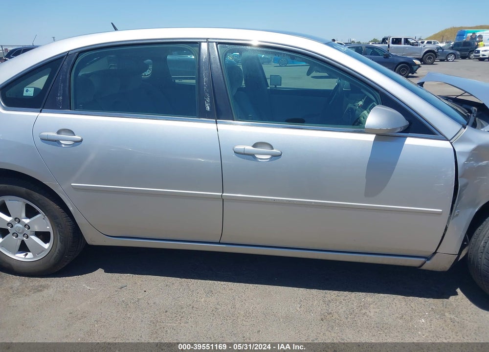 2007 CHEVROLET IMPALA LT VIN: 2G1WT58K779103042