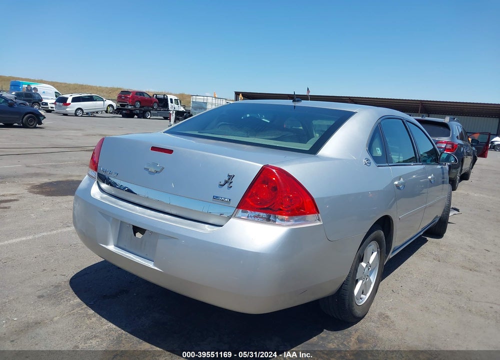 2007 CHEVROLET IMPALA LT VIN: 2G1WT58K779103042