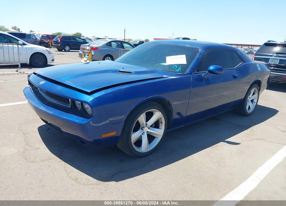 2012 DODGE CHALLENGER VIN: 2C3CDYAG7CH238850