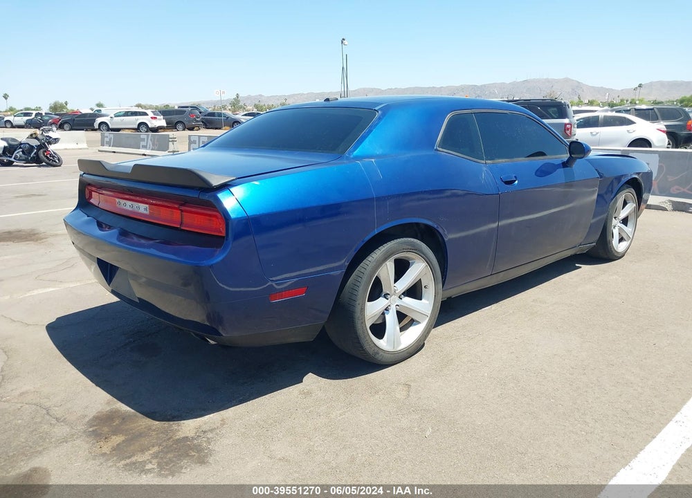 2012 DODGE CHALLENGER VIN: 2C3CDYAG7CH238850