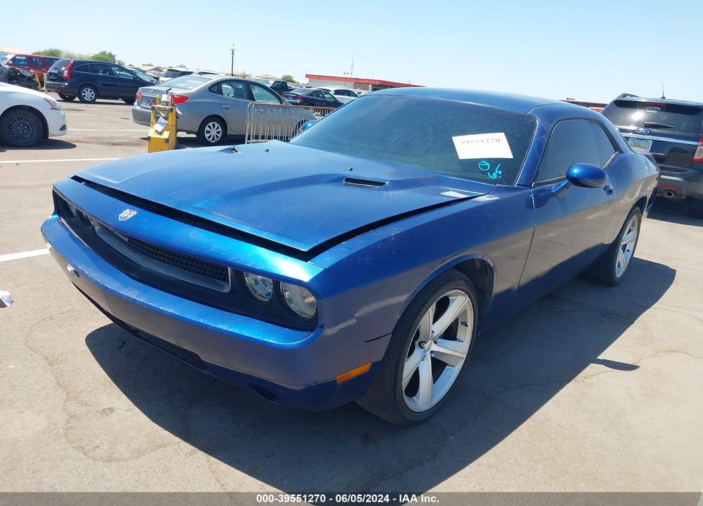 2012 DODGE CHALLENGER VIN: 2C3CDYAG7CH238850