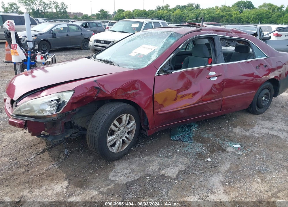2006 HONDA ACCORD 2.4 EX VIN: 1HGCM56706A008994