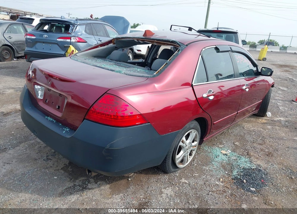 2006 HONDA ACCORD 2.4 EX VIN: 1HGCM56706A008994