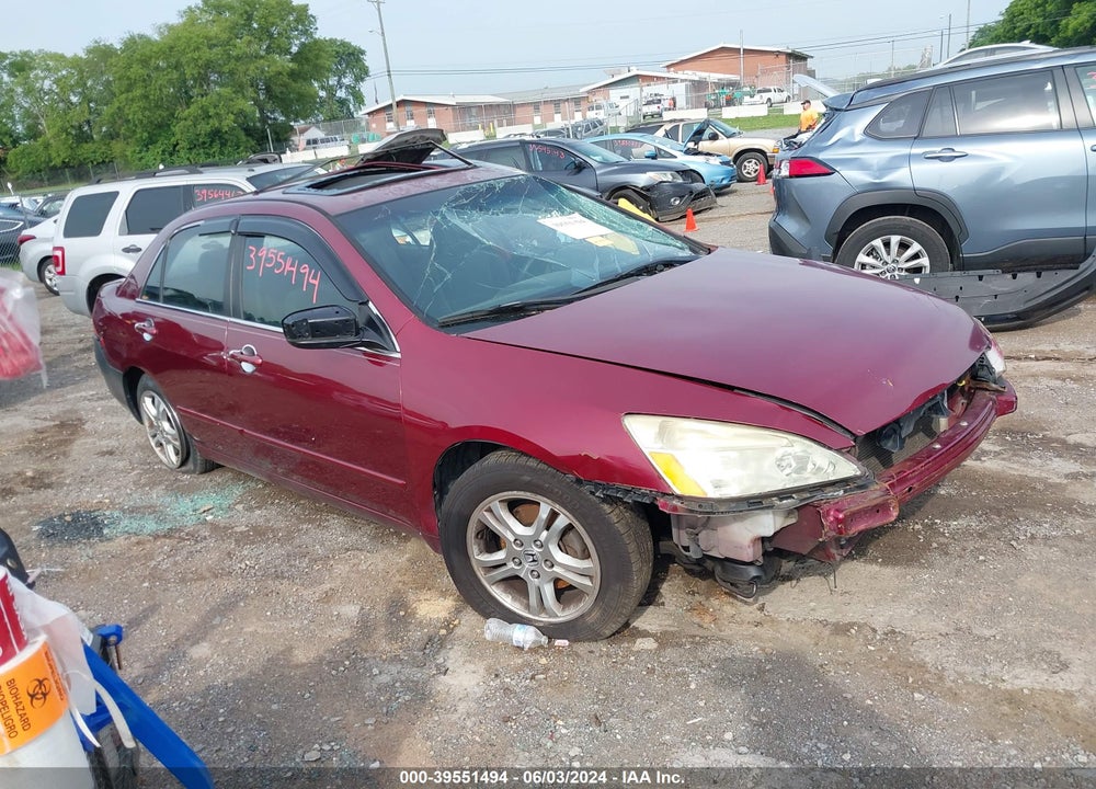 2006 HONDA ACCORD 2.4 EX VIN: 1HGCM56706A008994