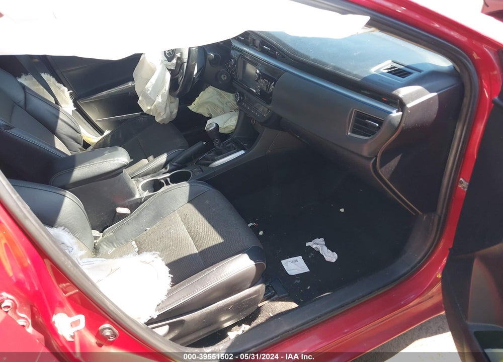 2015 TOYOTA COROLLA S VIN: 2T1BURHEXFC272538