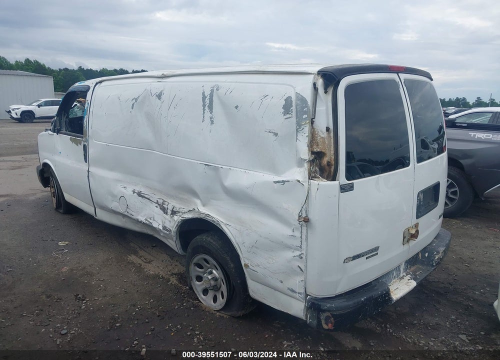 2011 CHEVROLET EXPRESS 1500 WORK VAN VIN: 1GCSGAFX4B1189232