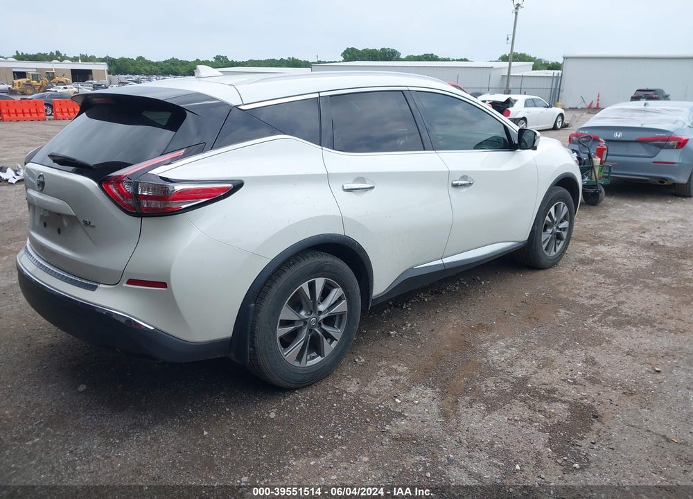 2018 NISSAN MURANO SL VIN: 5N1AZ2MGXJN165308