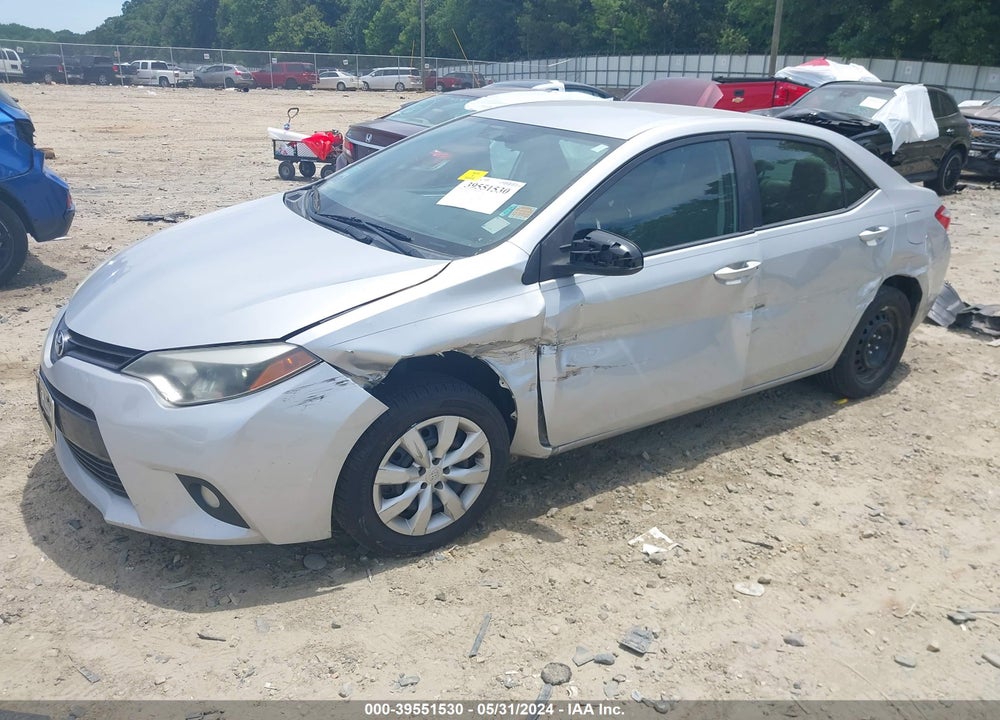 2015 TOYOTA COROLLA LE VIN: 5YFBURHE8FP248058