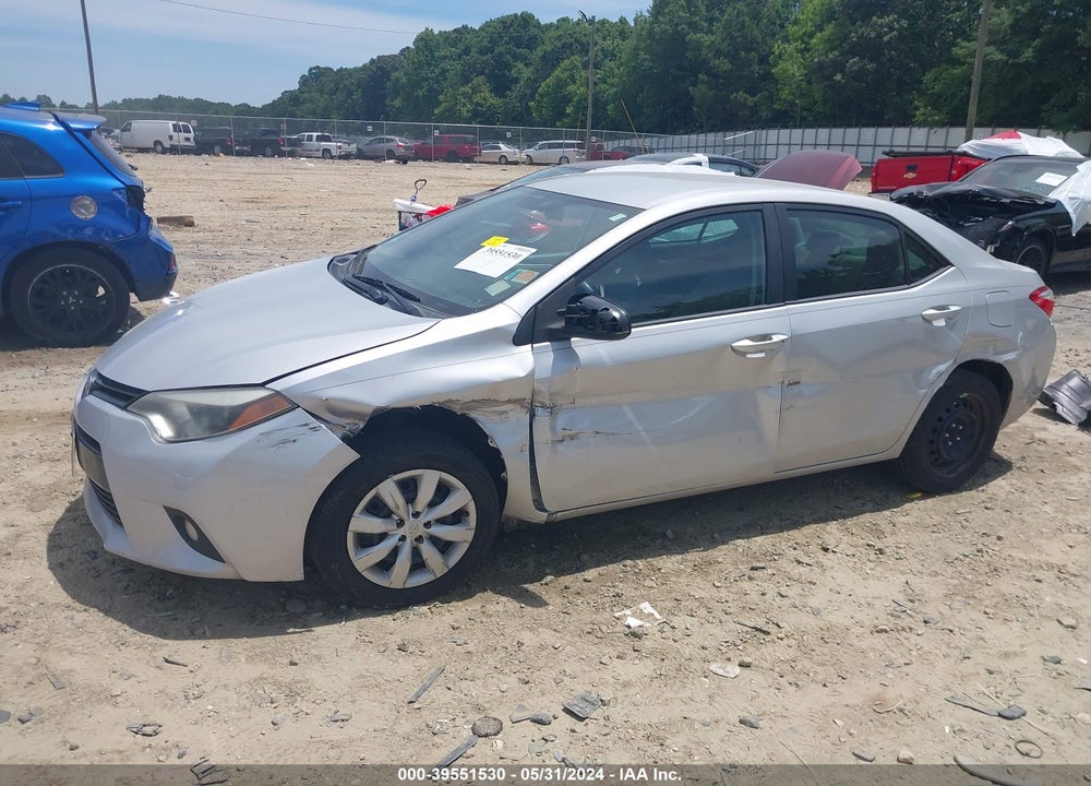 2015 TOYOTA COROLLA LE VIN: 5YFBURHE8FP248058