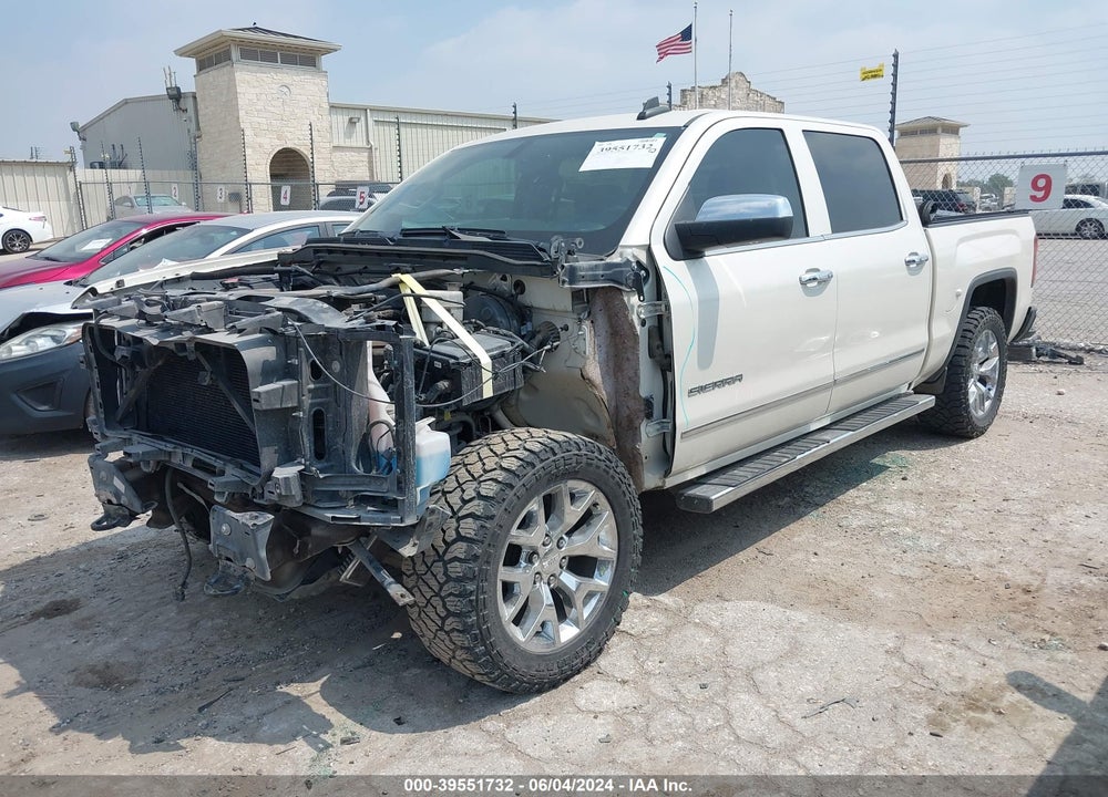 2015 GMC SIERRA 1500 SLT VIN: 3GTU2VEC5FG115077