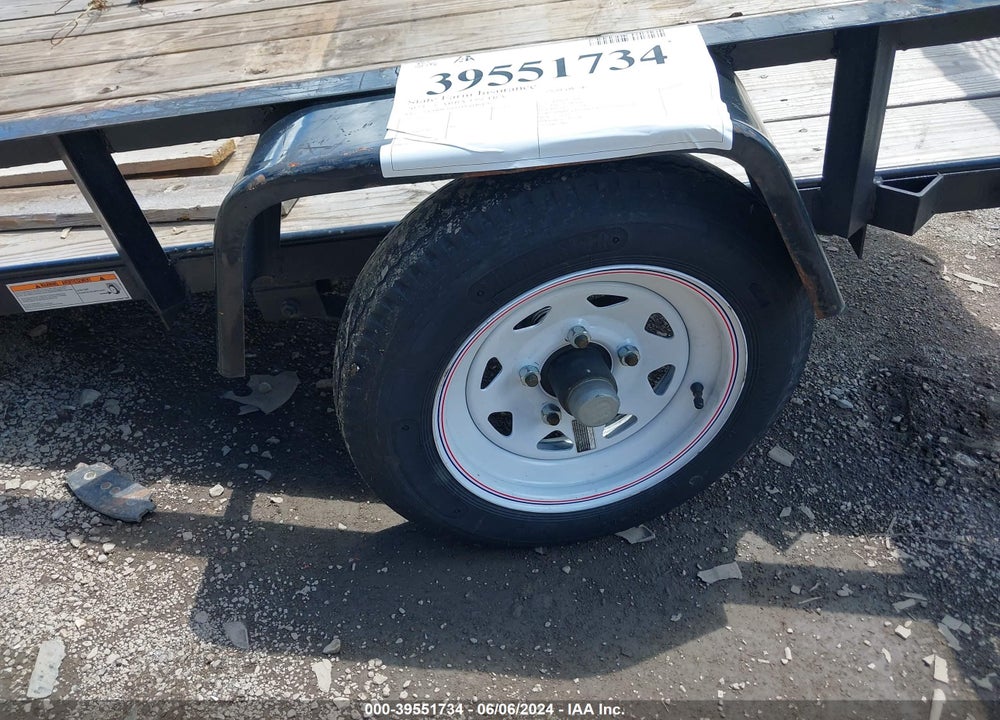 2023 CARRY-ON TRAILER 5X8GW2K VIN: 4YMBU0818PG046426