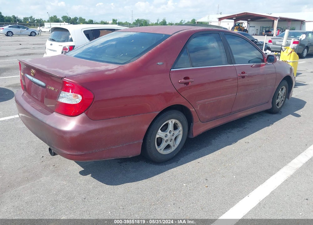 2004 TOYOTA CAMRY LE VIN: 4T1BE32K64U281581