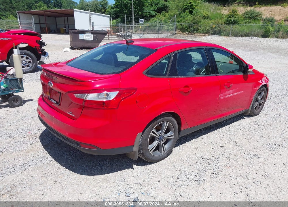 2014 FORD FOCUS SE VIN: 1FADP3F23EL380325