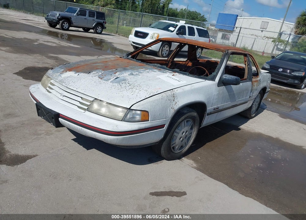 1992 CHEVROLET LUMINA EURO VIN: 2G1WN14T1N9283133