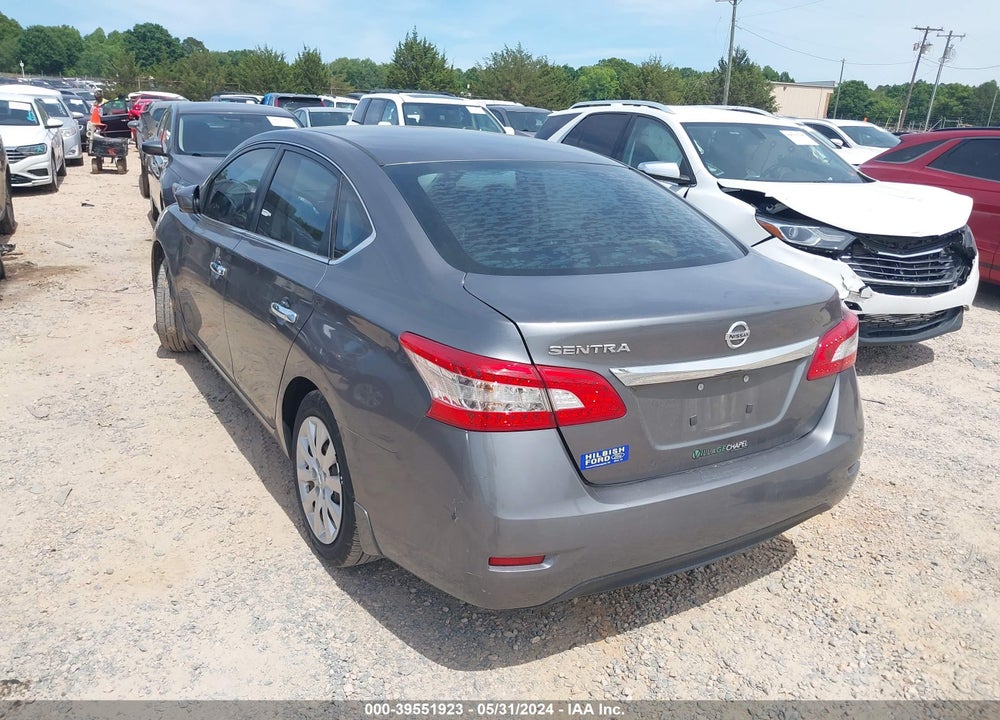 2015 NISSAN SENTRA S VIN: 3N1AB7AP1FY371169