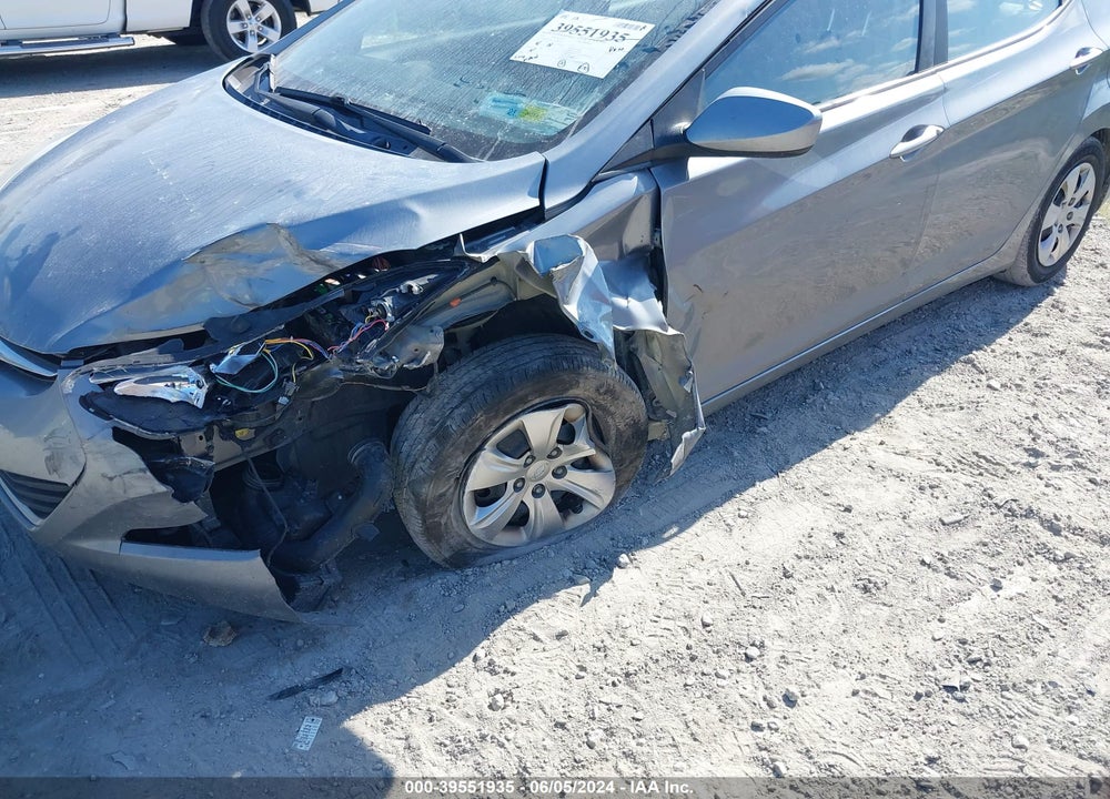 2016 HYUNDAI ELANTRA SE VIN: KMHDH4AE1GU486215