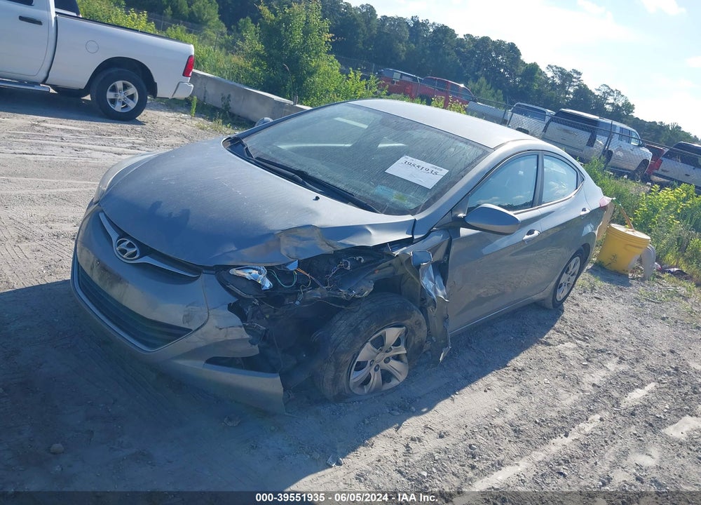 2016 HYUNDAI ELANTRA SE VIN: KMHDH4AE1GU486215