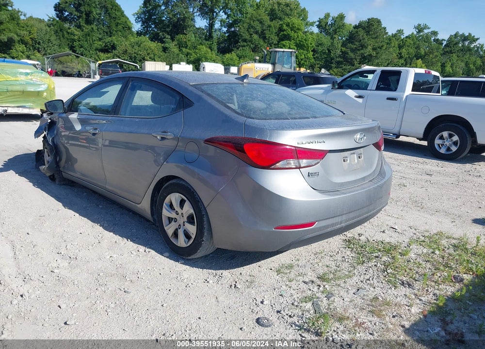 2016 HYUNDAI ELANTRA SE VIN: KMHDH4AE1GU486215
