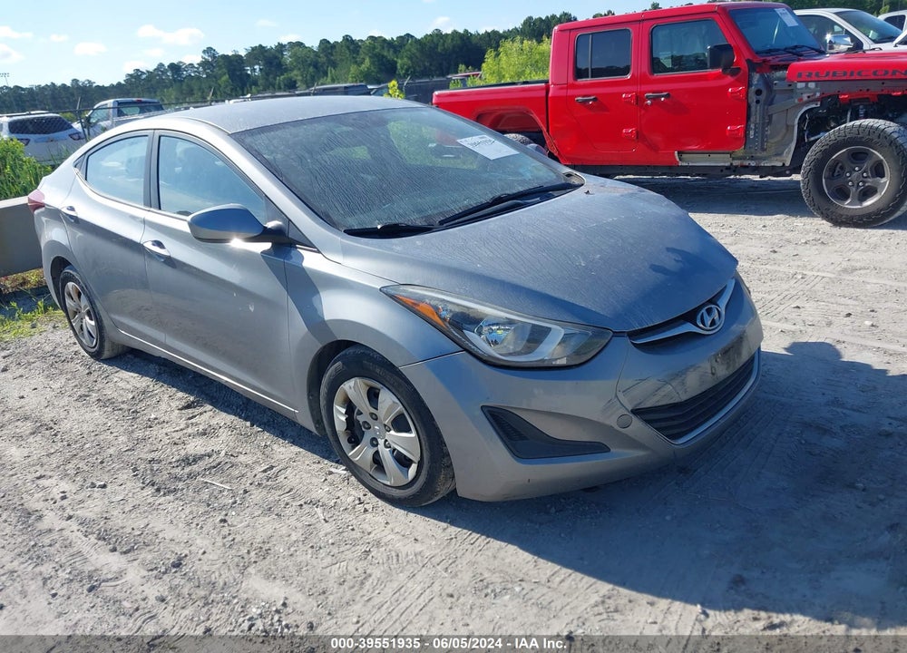 2016 HYUNDAI ELANTRA SE VIN: KMHDH4AE1GU486215