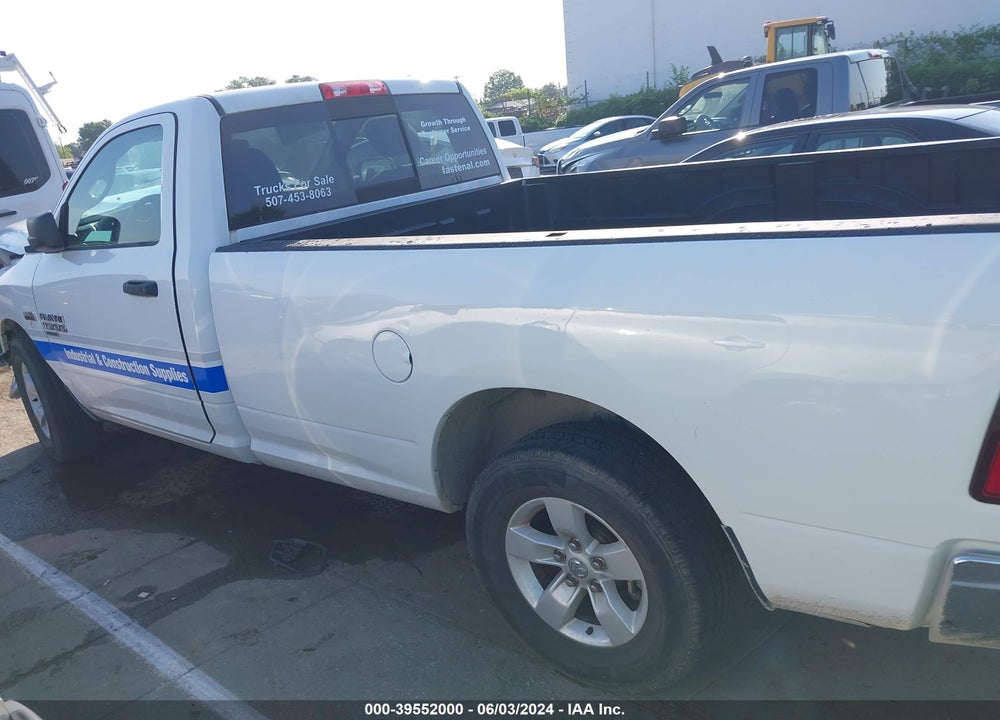 2019 RAM 1500 CLASSIC TRADESMAN REGULAR CAB 4X2 8' BOX VIN: 3C6JR6DT5KG508441