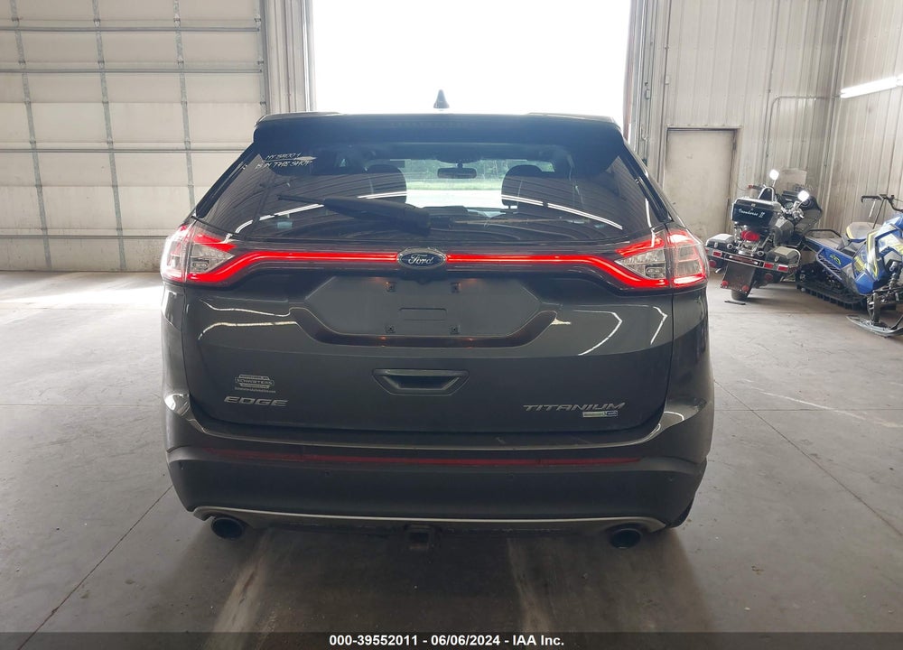 2015 FORD EDGE TITANIUM VIN: 2FMTK4K99FBC12179