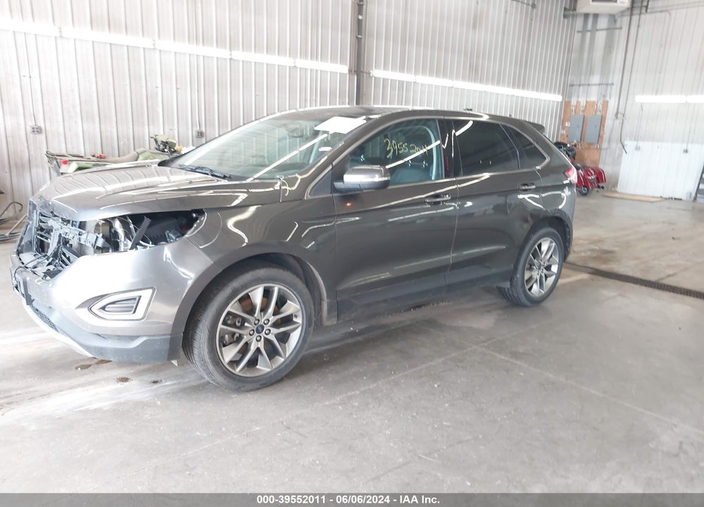 2015 FORD EDGE TITANIUM VIN: 2FMTK4K99FBC12179