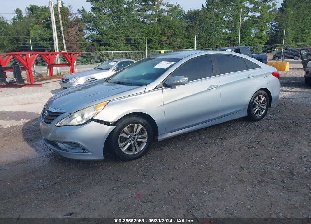 2014 HYUNDAI SONATA VIN: 5NPEB4AC3EH826691