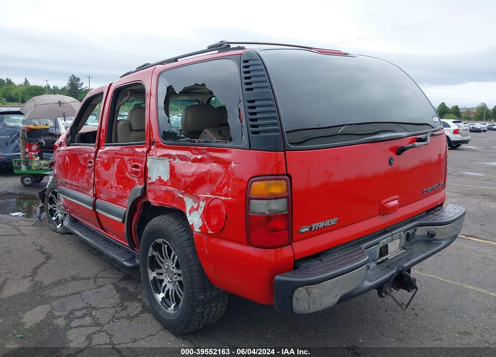 2002 CHEVROLET TAHOE LT VIN: 1GNEK13Z22J155587