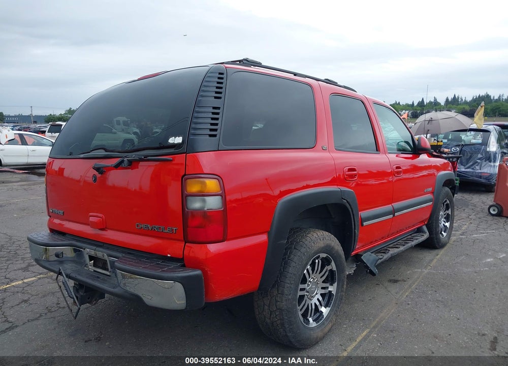 2002 CHEVROLET TAHOE LT VIN: 1GNEK13Z22J155587