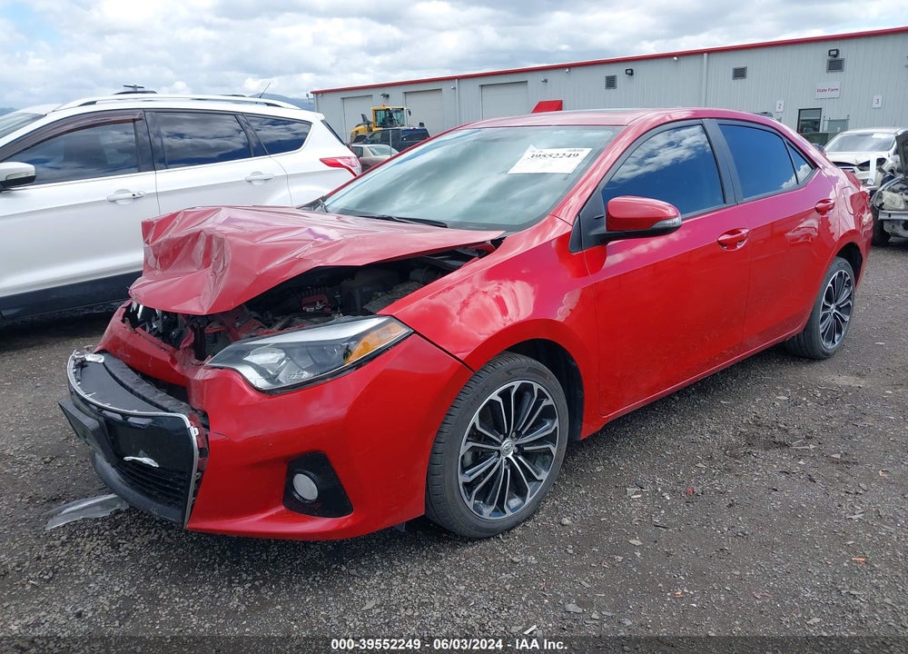 2015 TOYOTA COROLLA S PLUS VIN: 2T1BURHE4FC369525